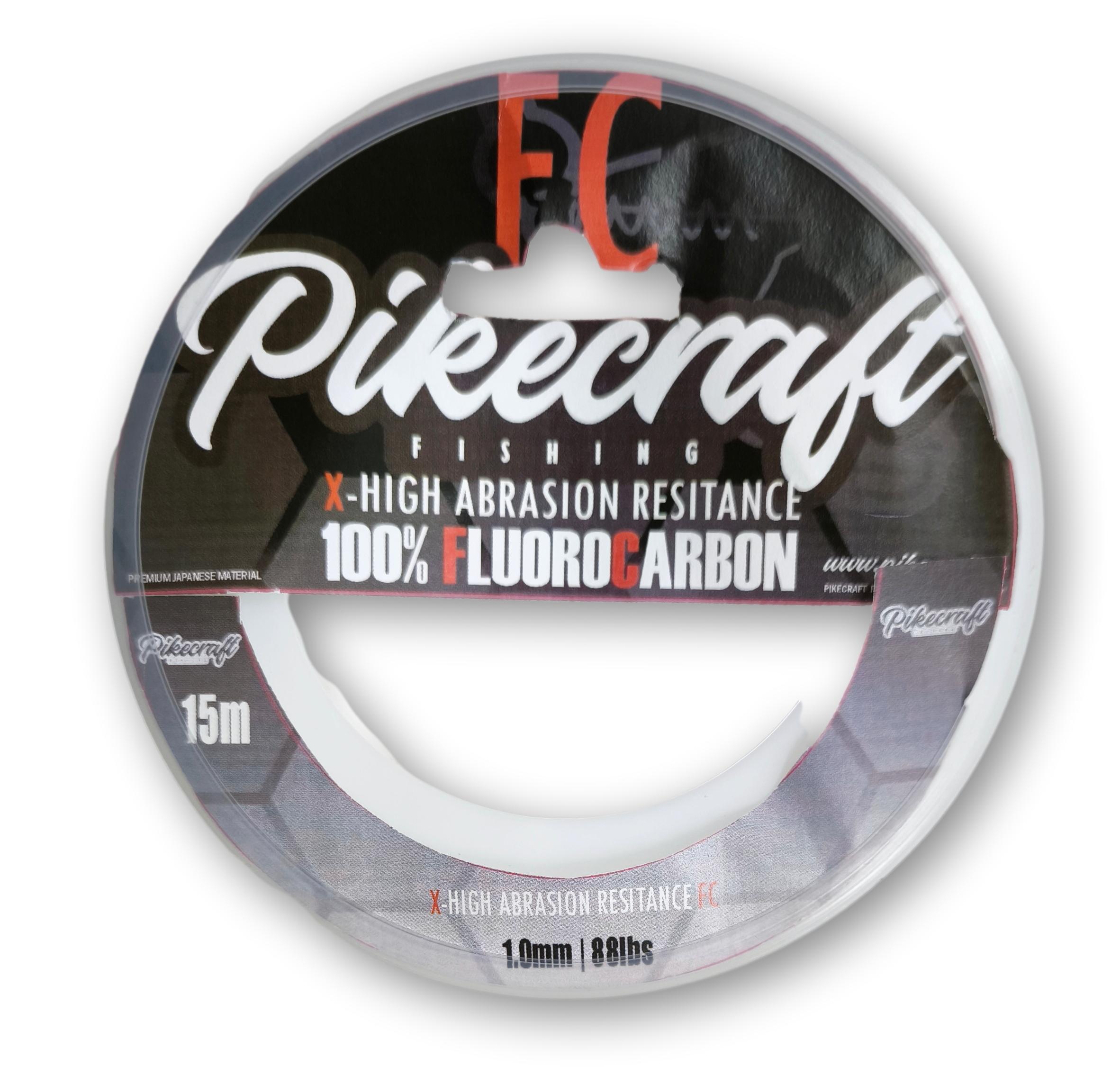 Pikecraft FC X-HIGH Premium 1.0               Fluorocarbon 100% 1.0mm      15m Spool