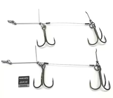 The Stinger Rig -   Double XXL Big Hook - BKK 3/0 2pcs