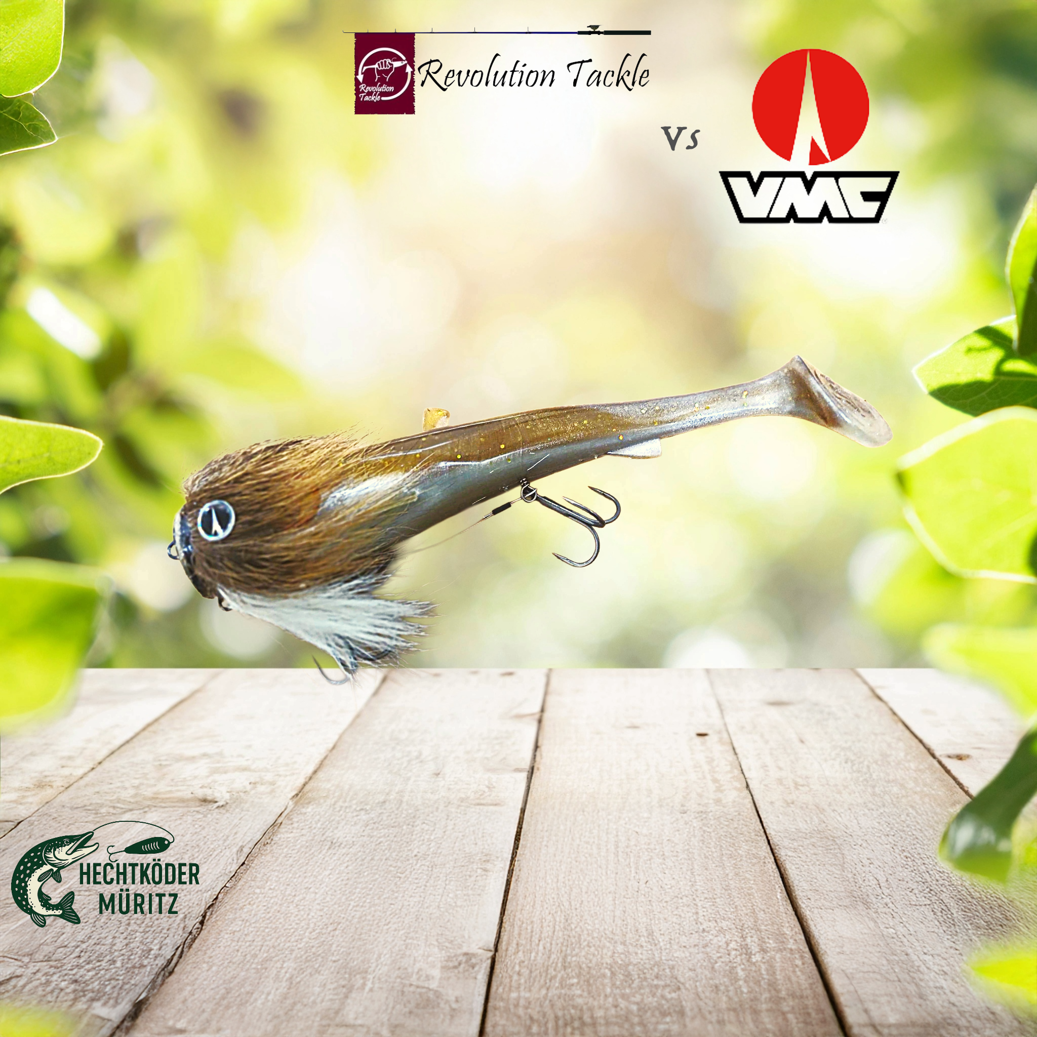 VMC Mustache 40gr Cappuccino + Dag Shad 21cm